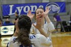 Volleyball vs Emerson  Wheaton College Women's Volleyball vs Emerson College. - Photo by Keith Nordstrom : Wheaton, Volleyball, VB2019